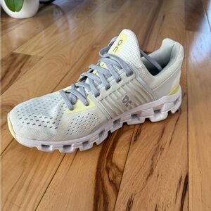 ON Women's Athletic Shoes - White and Yellow